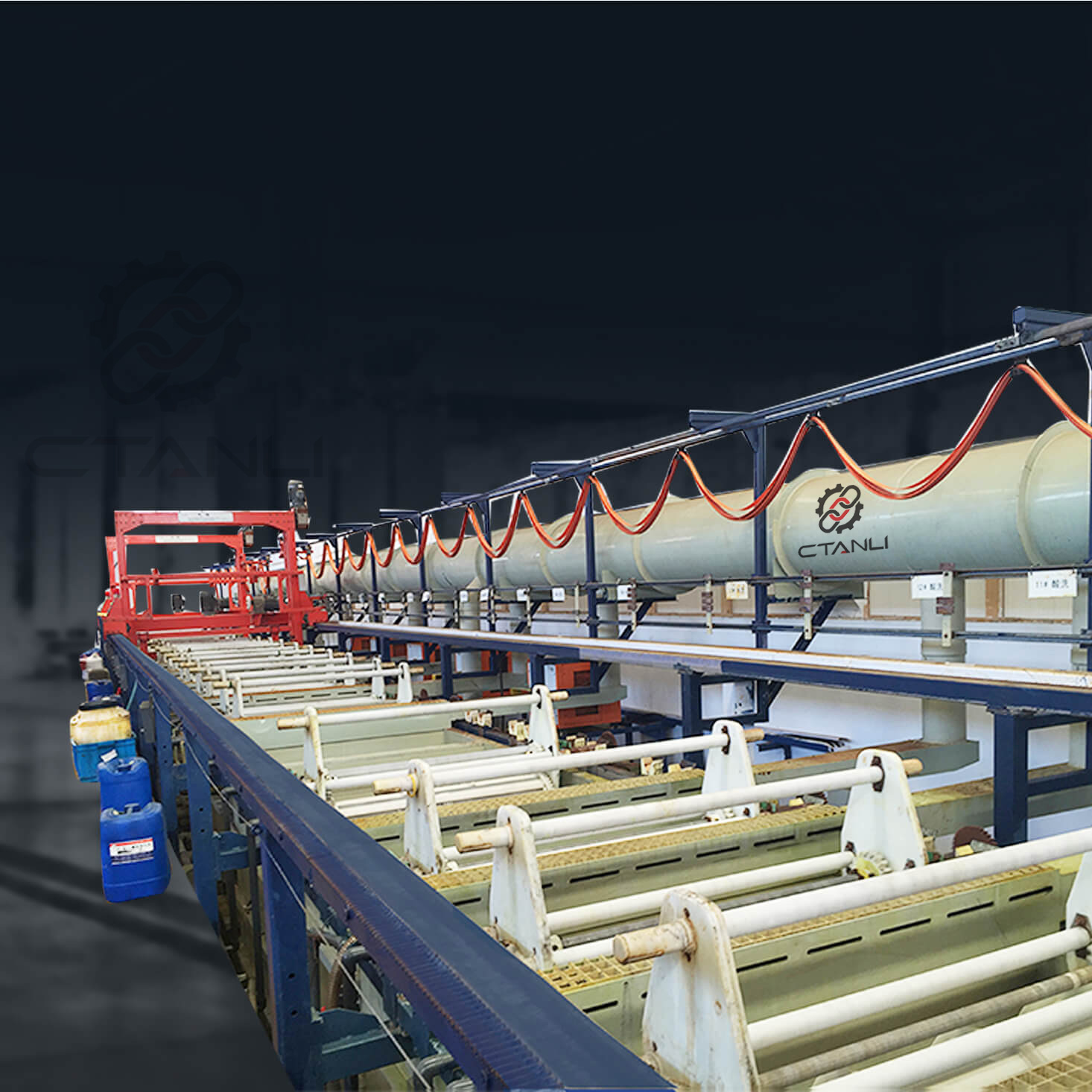 Electric galvanized coating machine